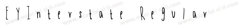 EYInterstate Regular字体转换